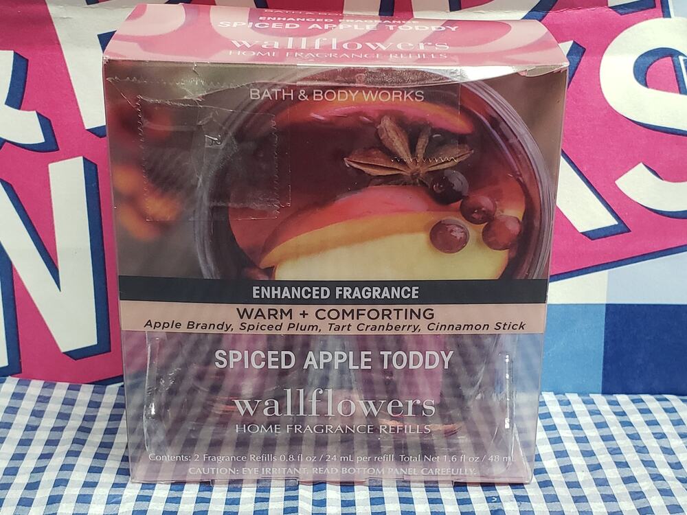 BBW Spiced Apple Toddy ENHANCED FRAGRANCE WARM & C0MFORTING Wallflower Refills